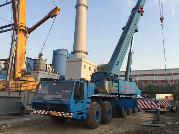 东亿热电改造设备搬运吊装安装工程